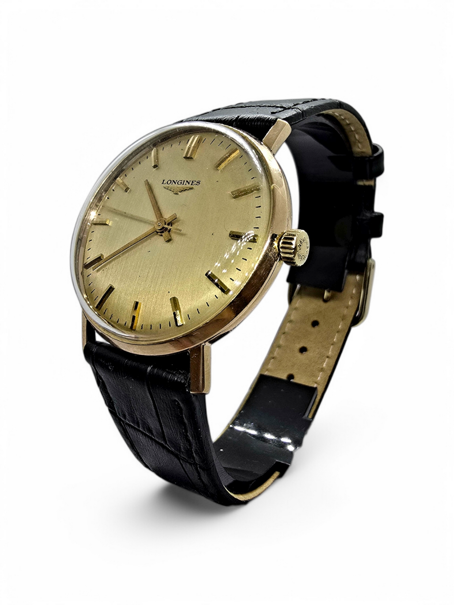 Reloj Longines de caballero en oro 18K.