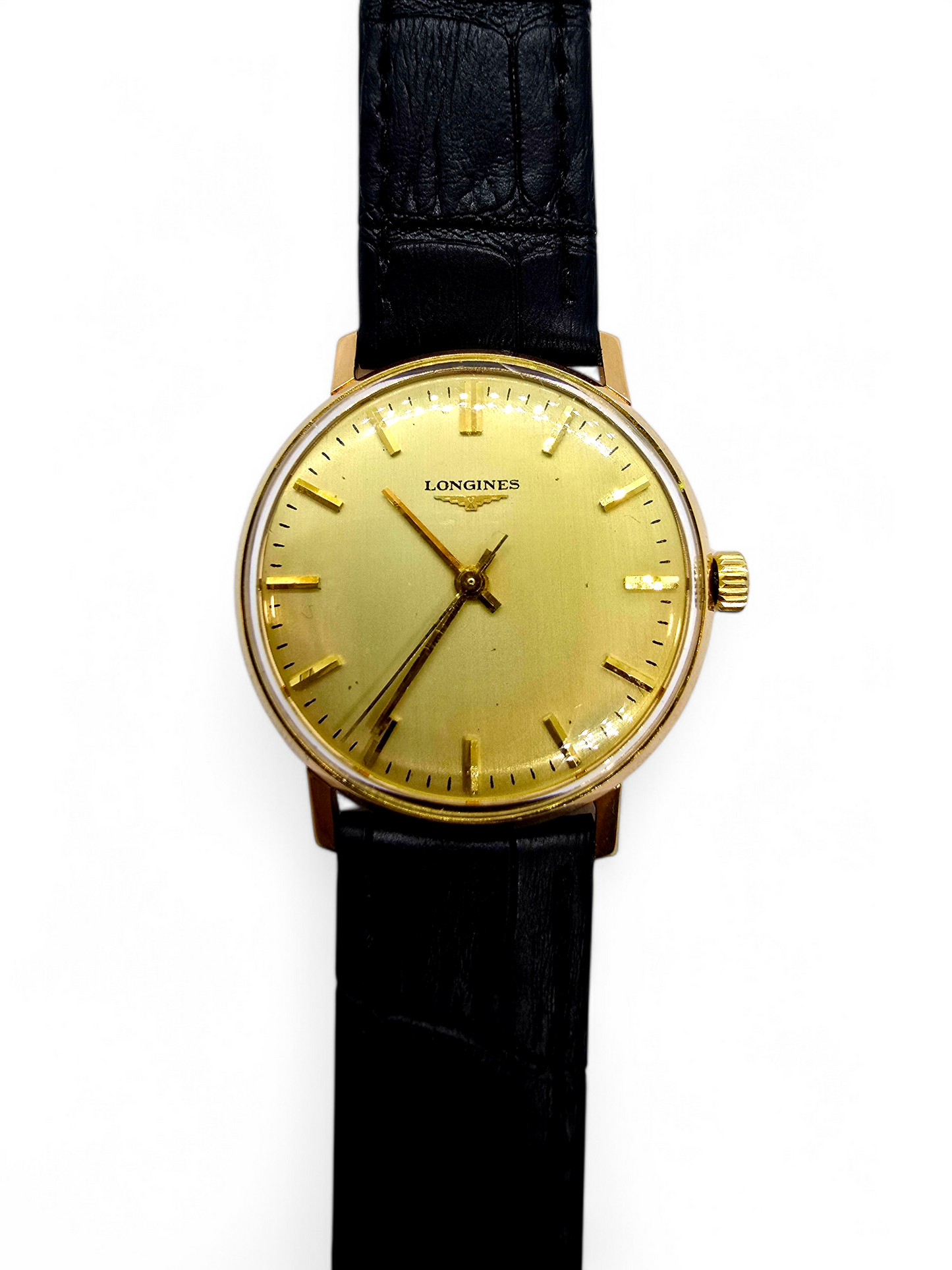 Reloj Longines de caballero en oro 18K.