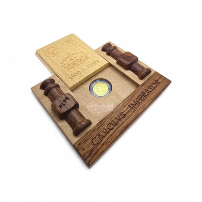 Moneda de España 5.000 Pesetas de oro V Centenario Carlos V año 2000 FNMT