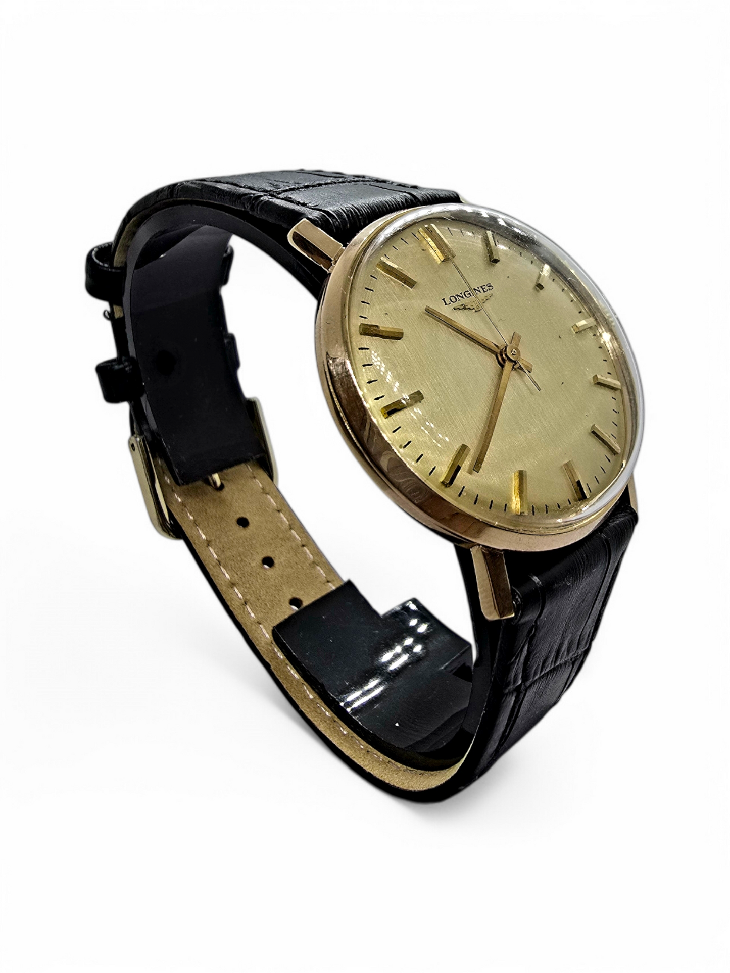 Reloj Longines de caballero en oro 18K.