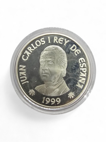 Colección Oficial FNMT – Juego Completo de Plata y Oro Año Jubilar Compostelano 1999