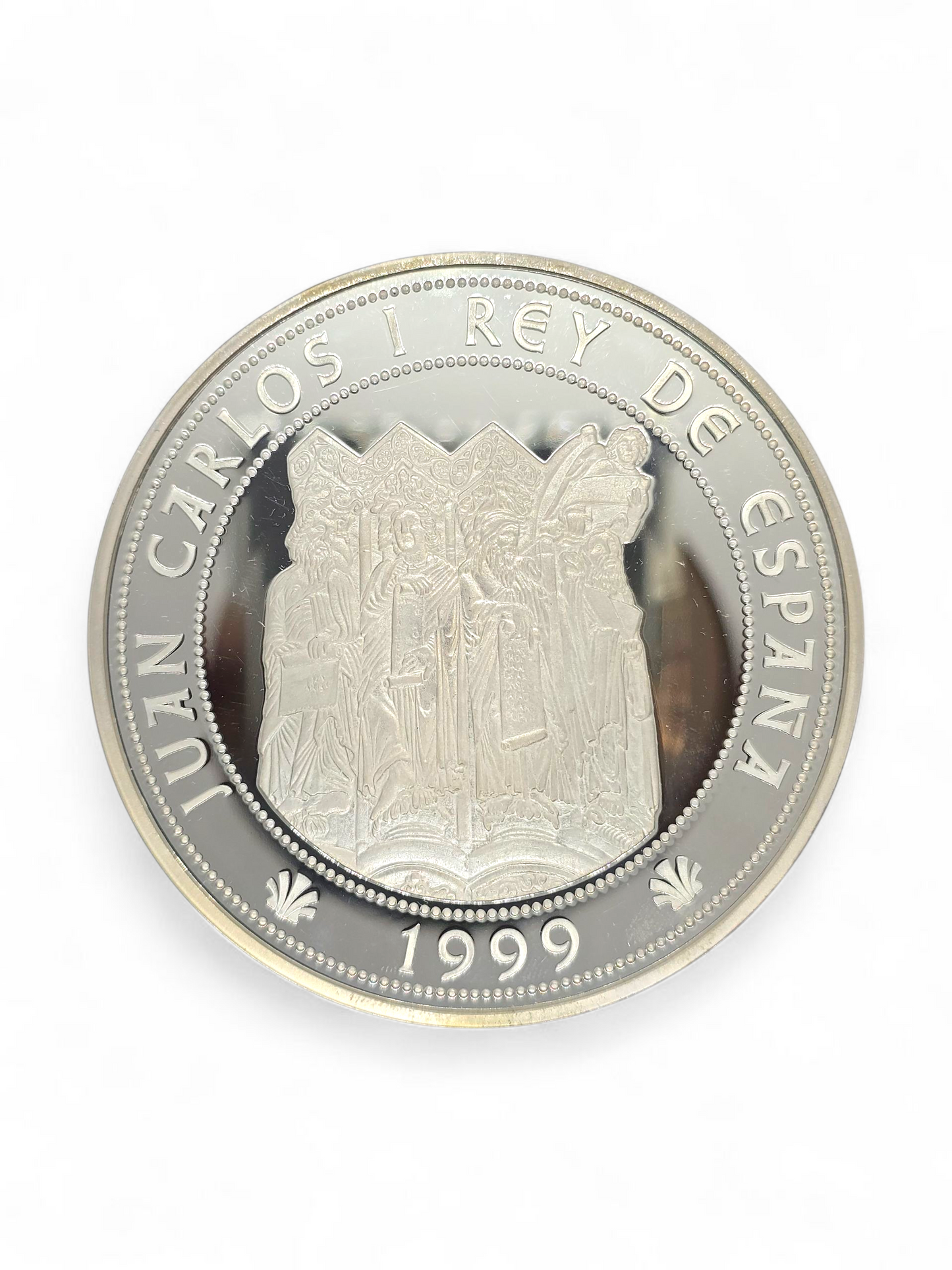 Colección Oficial FNMT – Juego Completo de Plata y Oro Año Jubilar Compostelano 1999