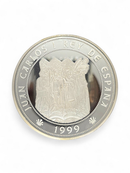 Colección Oficial FNMT – Juego Completo de Plata y Oro Año Jubilar Compostelano 1999