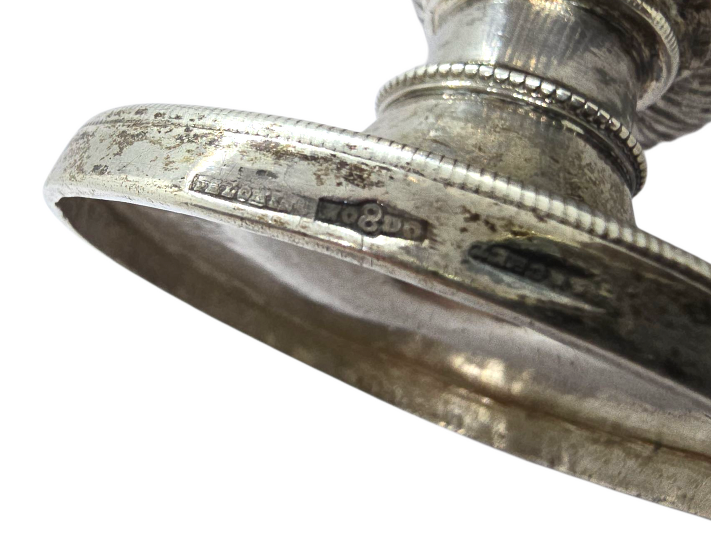 ANTIGUA NAVETA DE PLATA DEL SIGLO XIX FABRICADA EN SEVILLA