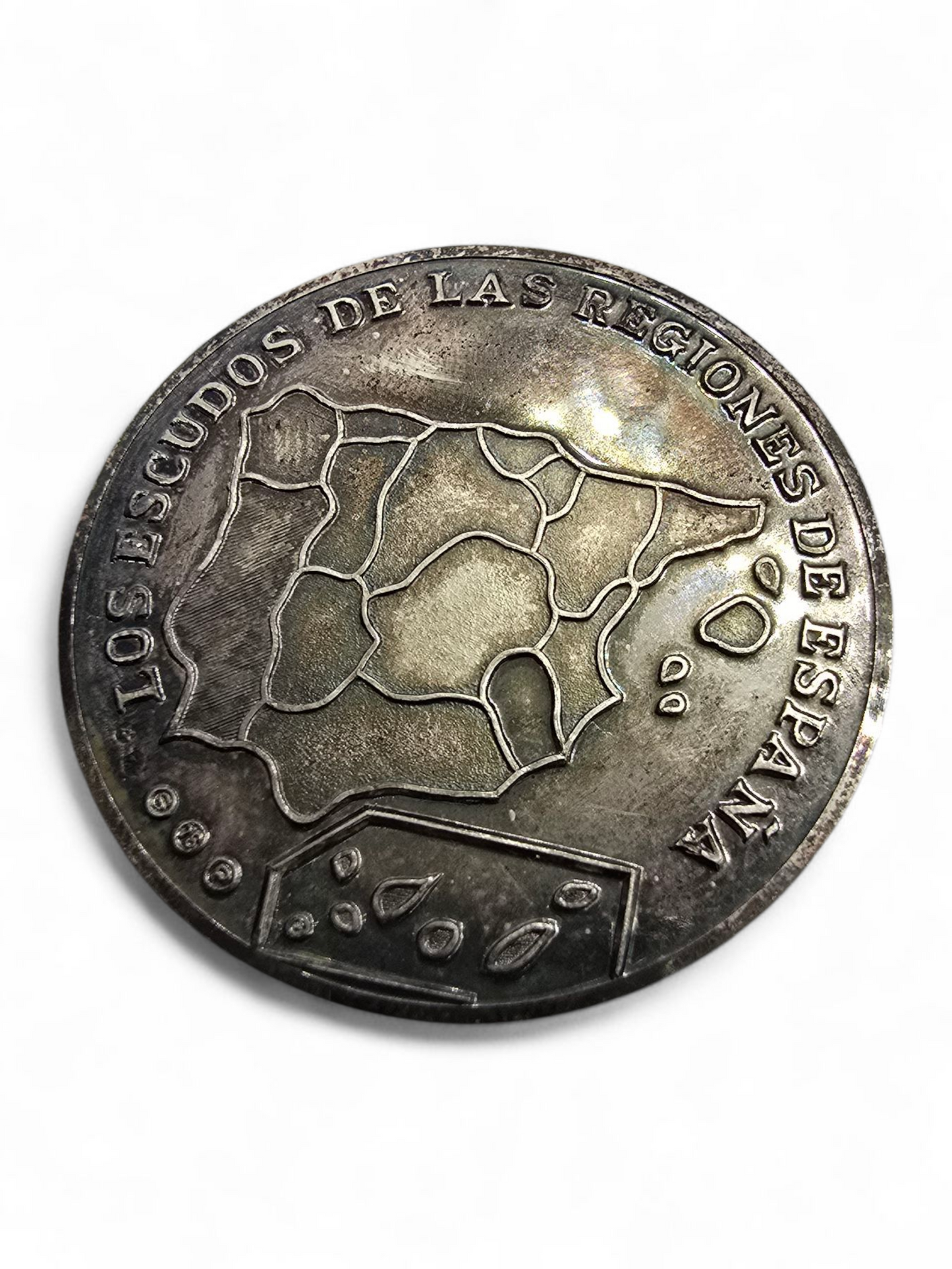 Colección Exclusiva: 16 Monedas de Plata Pura 999 de los Escudos de las Regiones de España