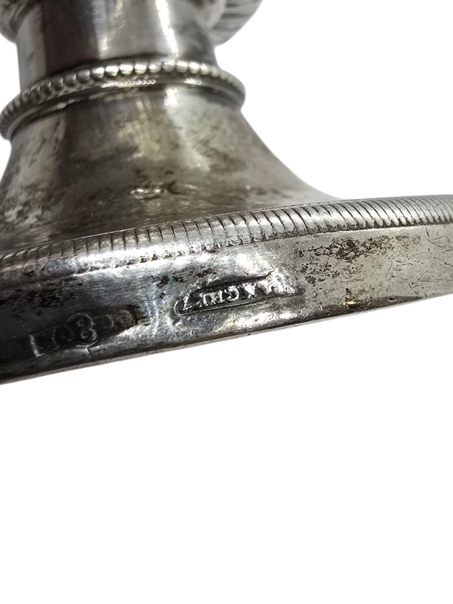 ANTIGUA NAVETA DE PLATA DEL SIGLO XIX FABRICADA EN SEVILLA