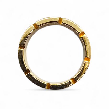 Anillo Cartier Tank Française oro 18k - Talla 52.