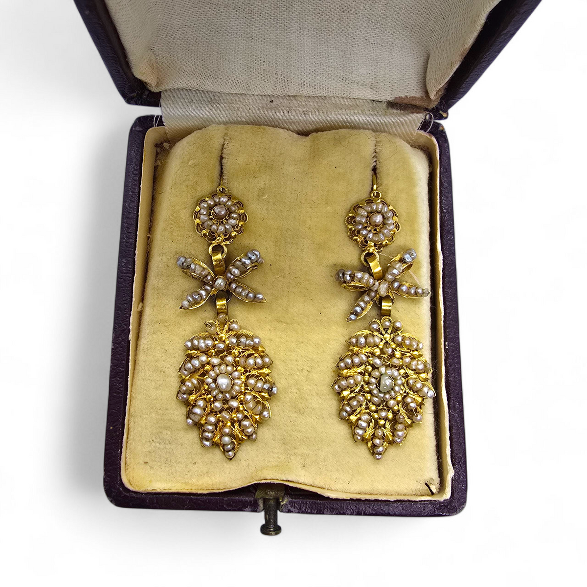 Exquisitos Pendientes Charros Antiguos – Ciudad Rodrigo (Salamanca), Siglo XIX