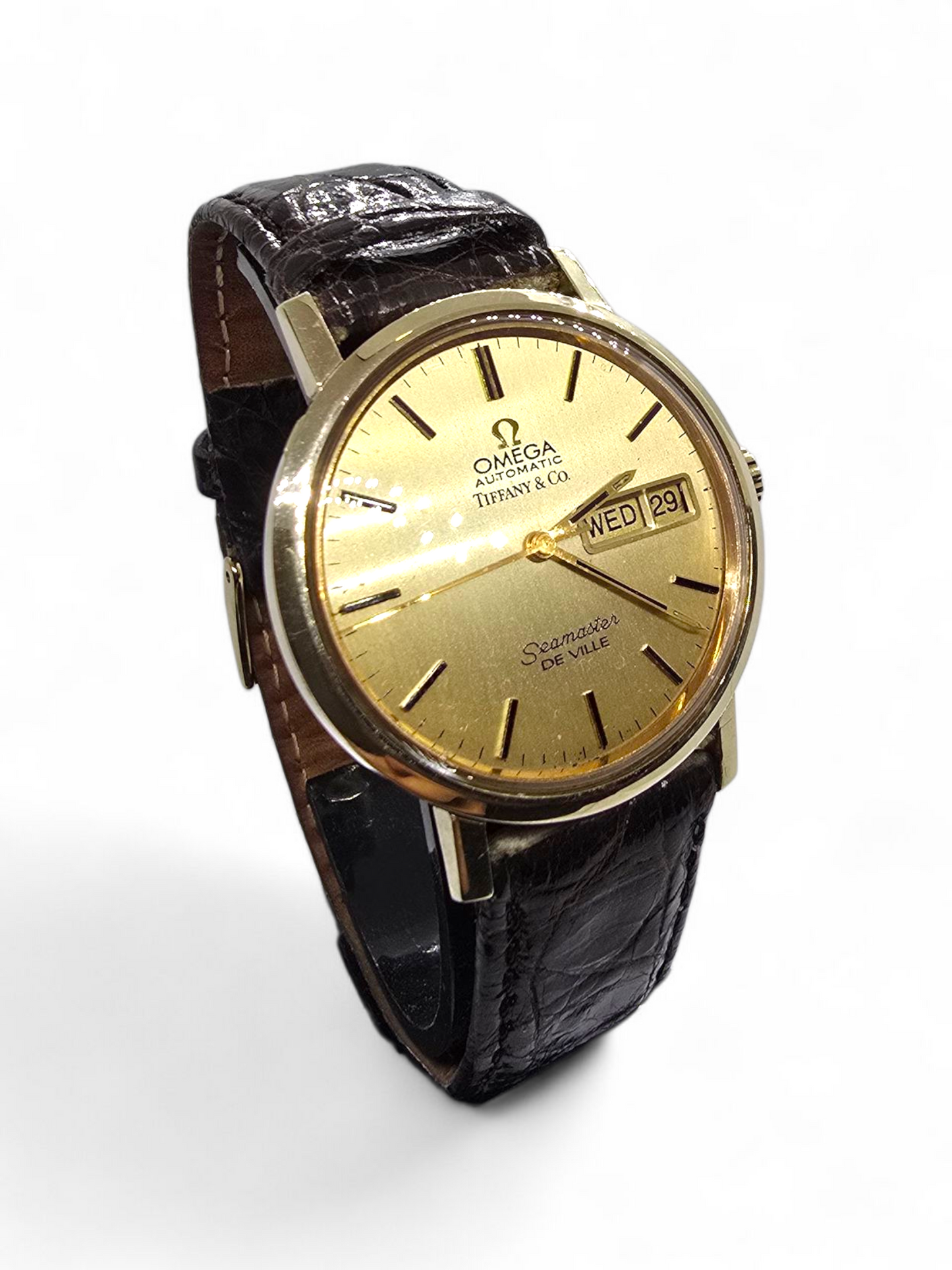 Omega Seamaster De Ville "Tiffany & Co." – Oro Amarillo 14 Quilates