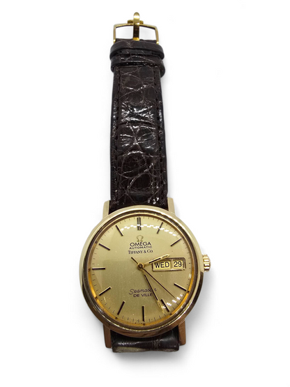 Omega Seamaster De Ville "Tiffany & Co." – Oro Amarillo 14 Quilates