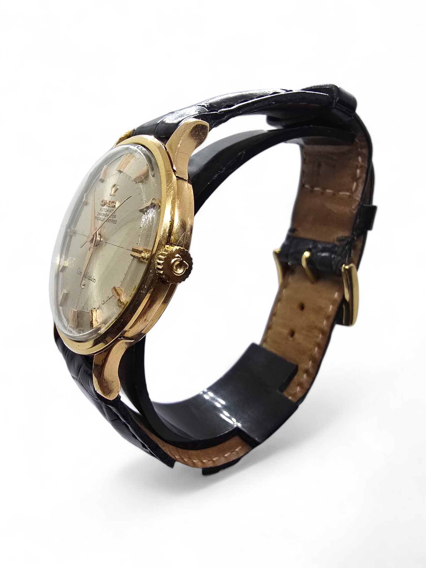 Omega Constellation "Pie Pan" Automático – Oro Amarillo 18 Quilates