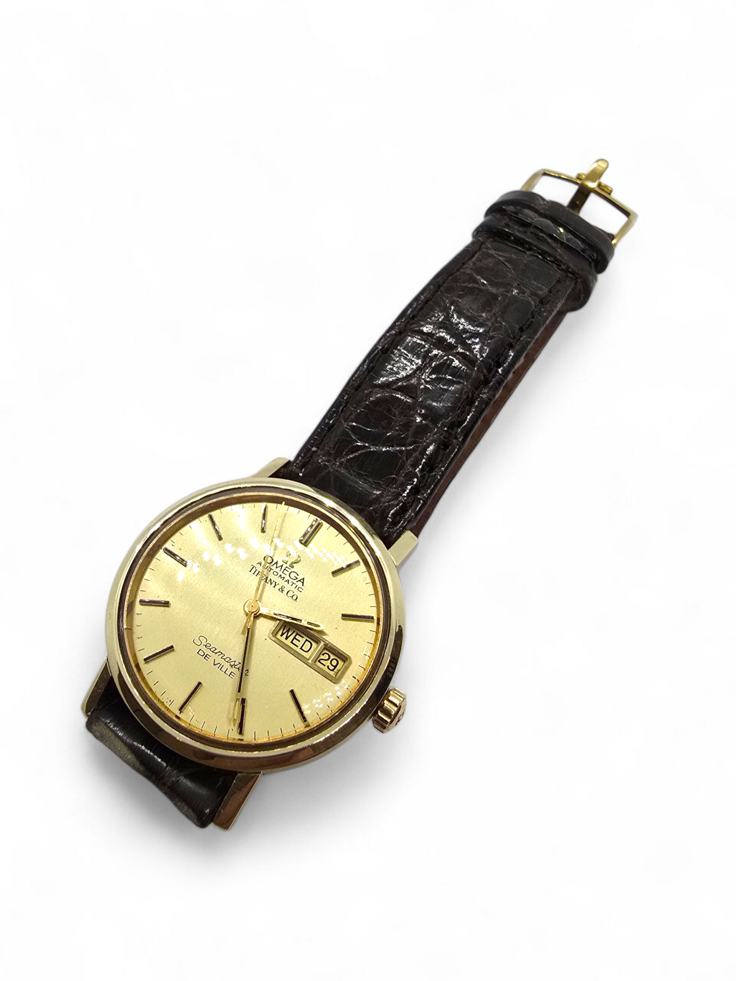 Omega Seamaster De Ville "Tiffany & Co." – Oro Amarillo 14 Quilates