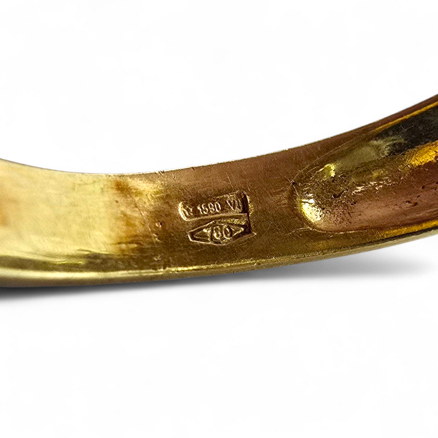 Anillo Ecuestre de Oro de 18kt con Herradura y Caballo