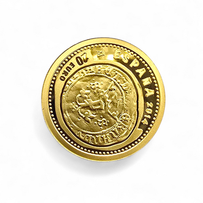 Moneda “Medio Excelente” 20 € – Joyas Numismáticas (FNMT, 2014)