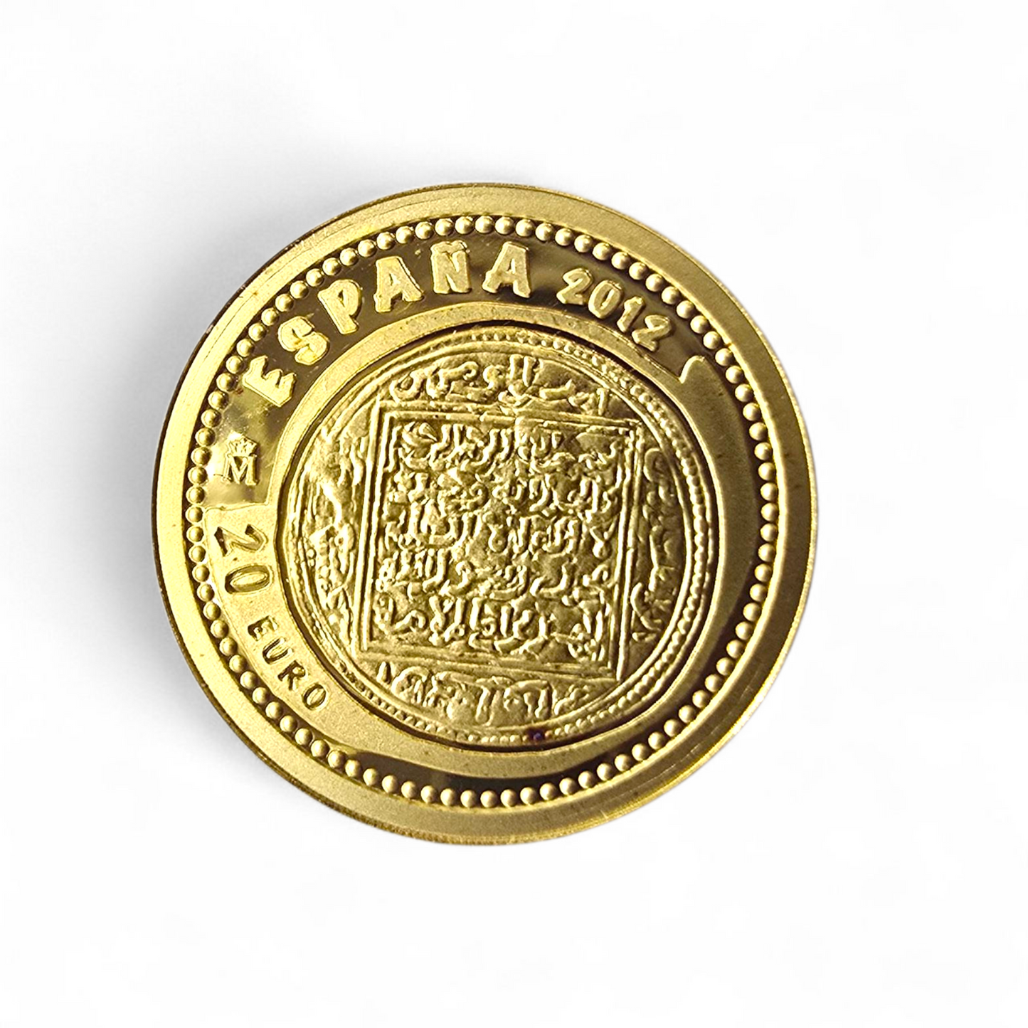 Moneda de Oro 20€ 2012 Dinar Almohade Joyas Numismáticas
