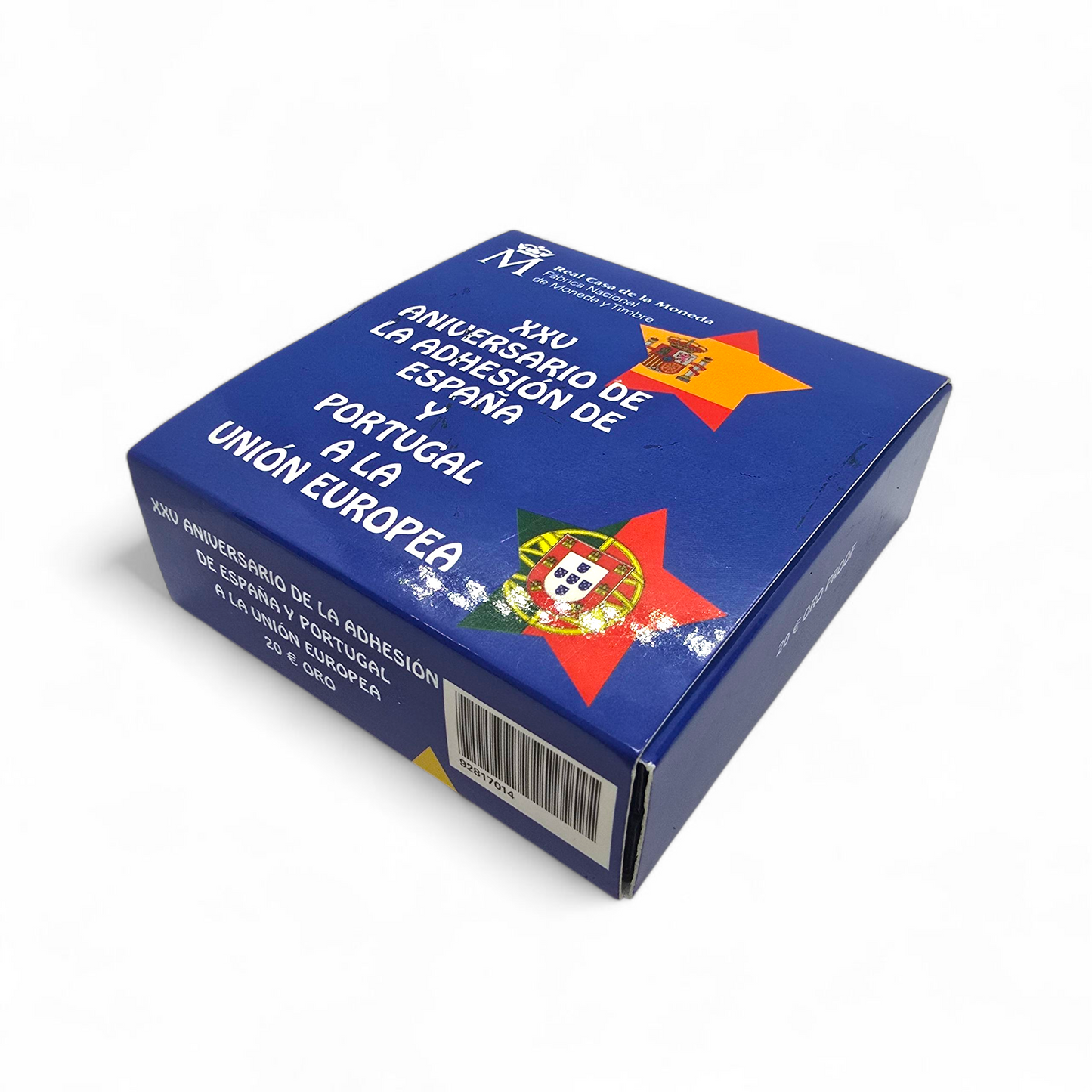 Moneda de 20 € en oro XXV Aniversario de la adhesión de España y Portugal a Europa