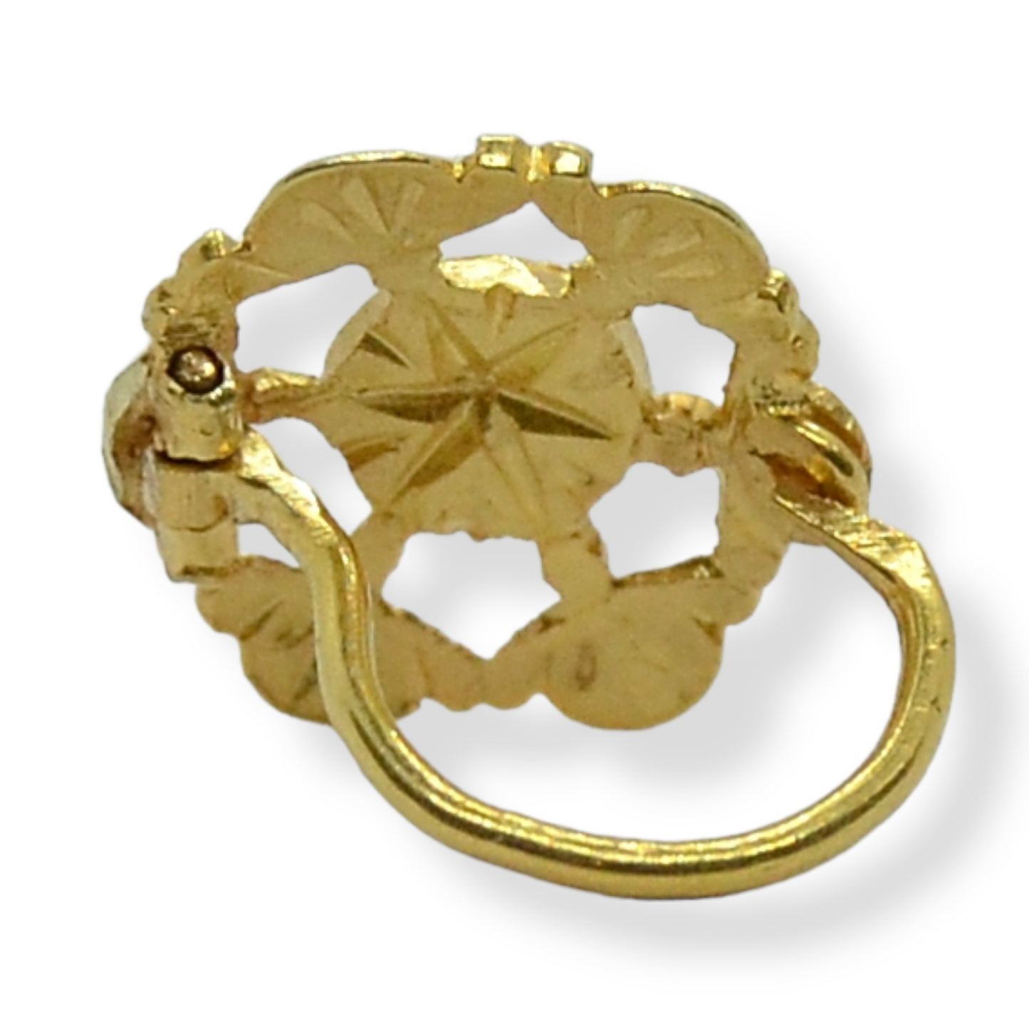 Pendientes charros en oro de 18K y diamantes.