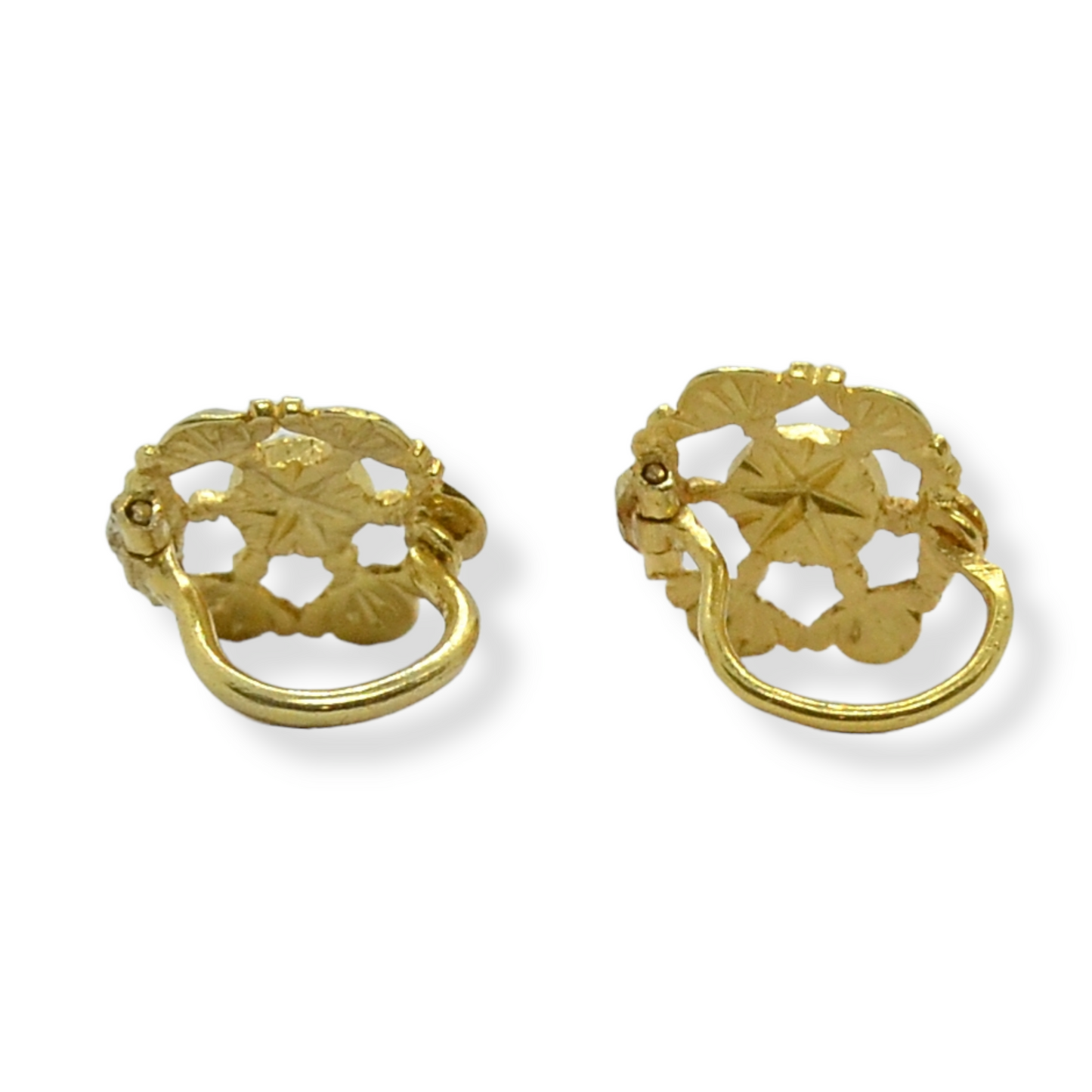 Pendientes charros en oro de 18K y diamantes.