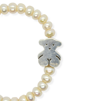 Pulsera Perlas Plata TOUS.
