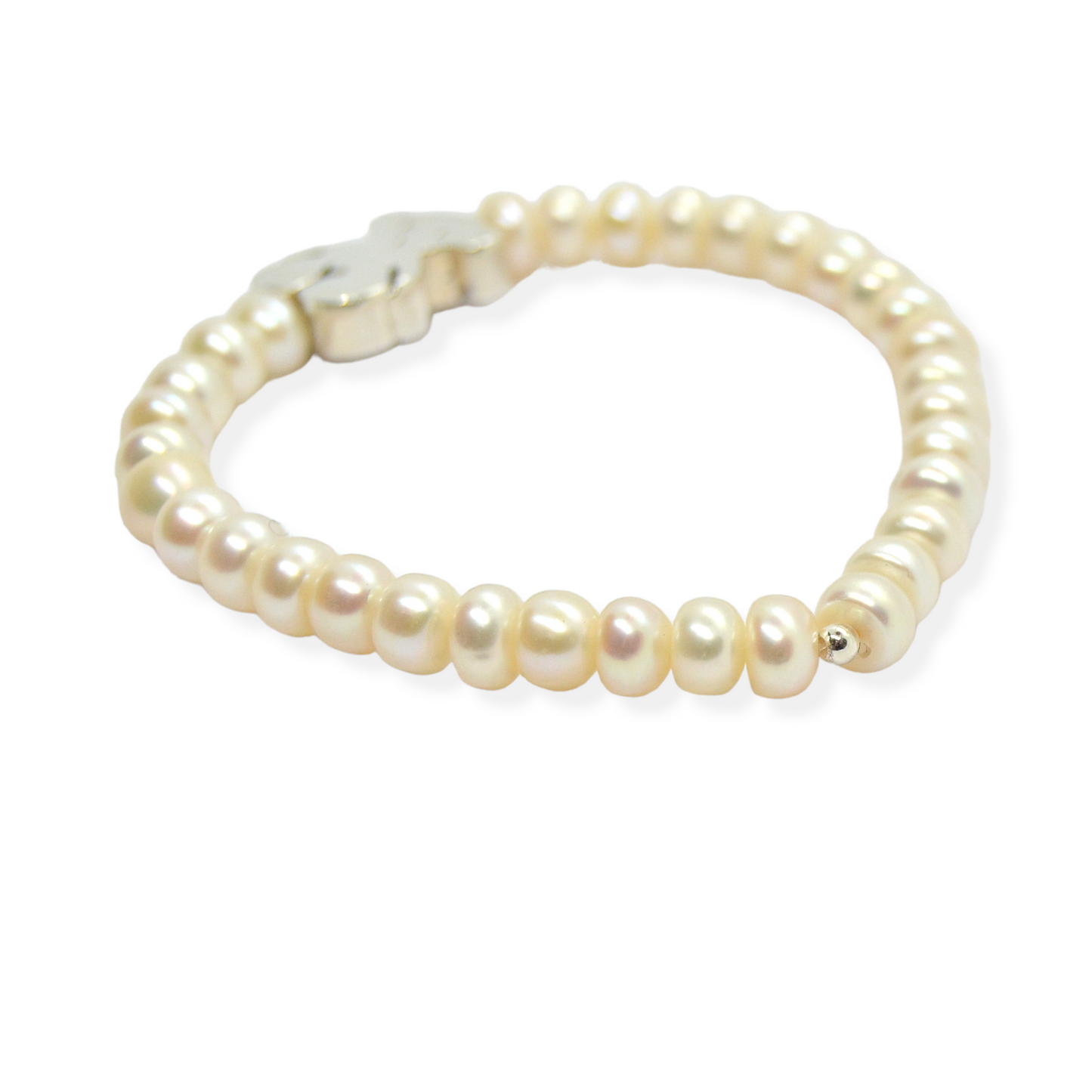 Pulsera Perlas Plata TOUS.